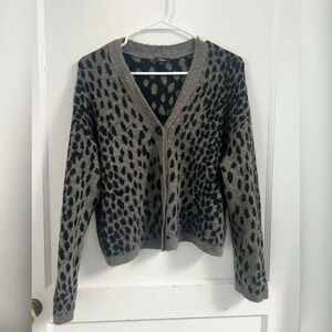 Rails Reese Cashmere Merino
Wool Cardigan Dalmatian Size S $298